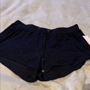 Make + Model Black Pajama Shorts